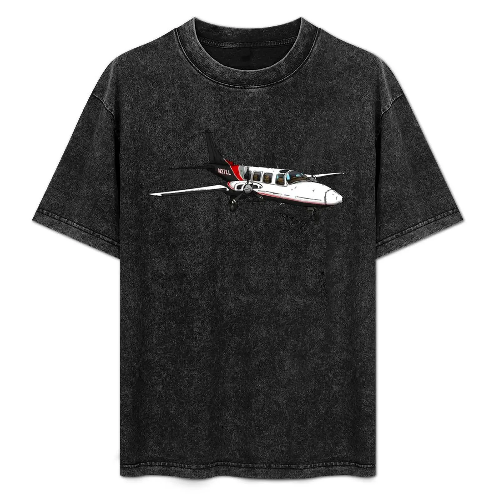 Piper Aerostar N27LL T-Shirt Worker Basic Short Sleeve Tee