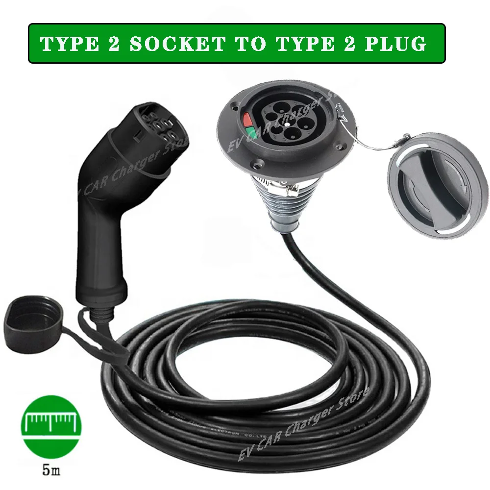 Cavo di Ricarica per Veicoli Elettrici con Doppio Spinotto Tipo 2: La Soluzione Pratica per la Ricarica Domestica e in Mobilità