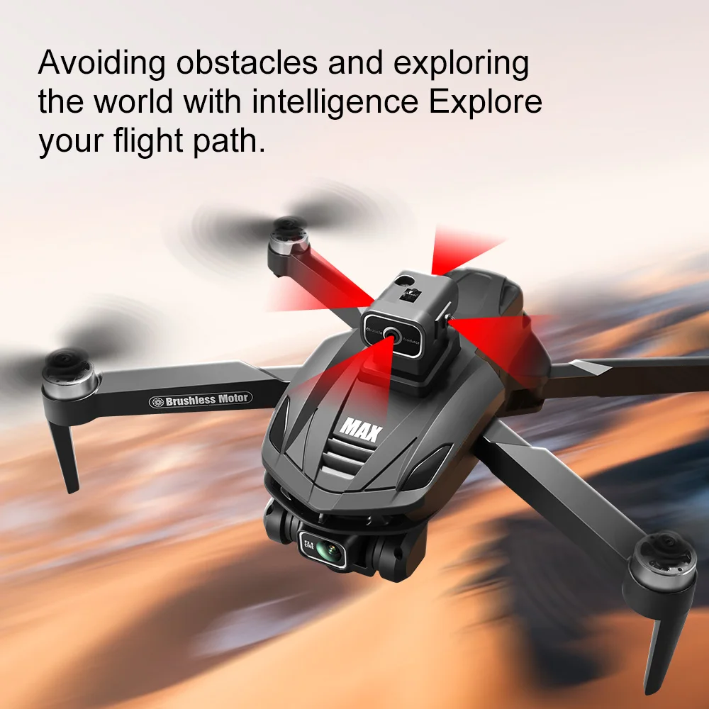 V168 MAX PRO الطائرة بدون طيار GPS العودة التلقائية 8K المهنية مع كاميرا HD 5G WIFI FPV فرش أجهزة الاستقبال عن بعد تجنب العوائق