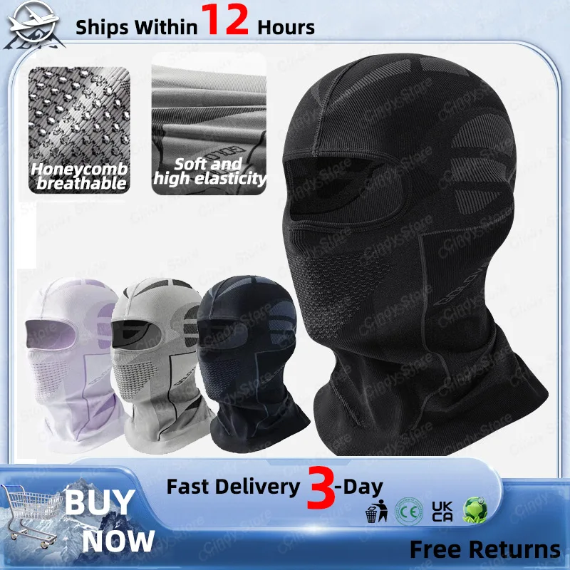 

Men Women Cold-Proof Thermal Scarf Winter Ski Hat Balaclava Full Face Mask Ski Cycling Hunting Head Neck Cover Helmet Liner Cap