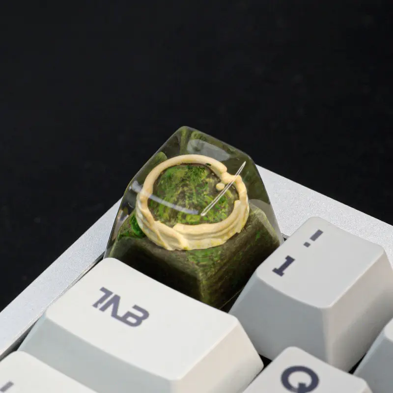 

3D креативные кастомные колпачки для клавиш из смолы, профиль Cherry, прозрачные колпачки для механических клавиатур, аксессуары