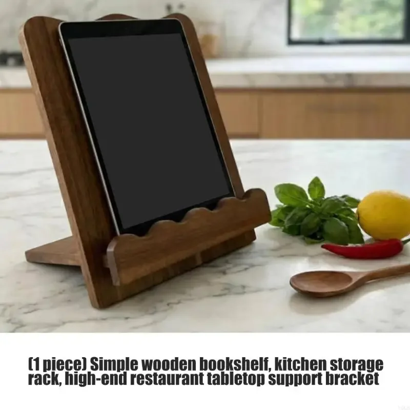 File Rack with Vertical Display for Magazines, Study Texts, Recipe Use and Home Office Sorting on Desks, Tables and Worktops