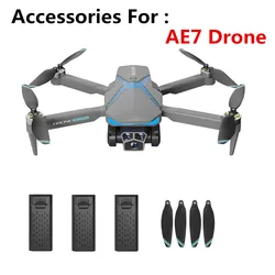 AE7 Drone Oryginalne akcesoria Akumulator 3,7 V 2000 Mah / Łopata śmigła / Linia USB / Do części AE7 Drone AE7 Pro