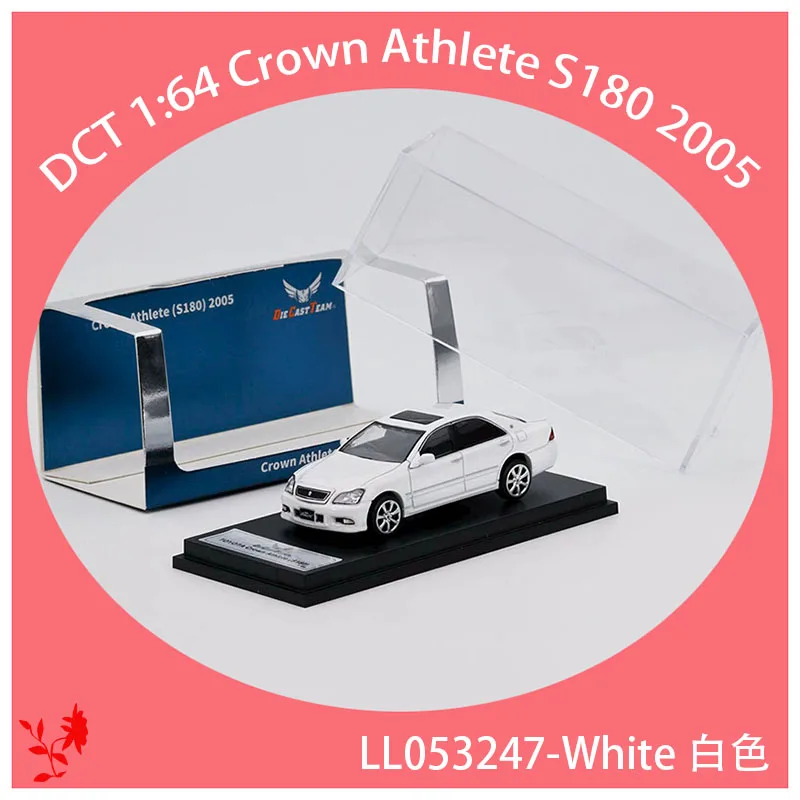 DCT 1:64 Crown Athlete S180 2005 Alloy Simulation Car Model Static Collection Decorated Holiday Gifts Toys