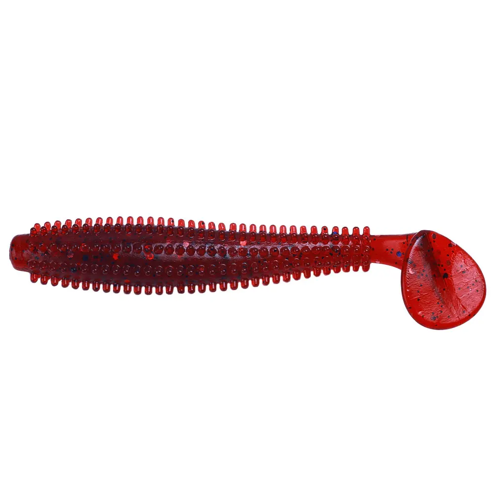 6pcs 9.2cm 4.7g Fishing Lure 6Colors T-Tail Soft Fish Bait Realistic Fish Shape Artificial Bait for Bass Carp Freshwater