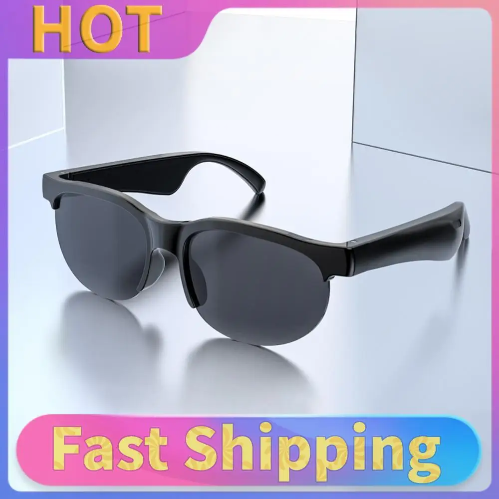 

AI Intelligent Translation Glasses Bluetooth-Compatible 5.4 Smart Glasses Support 144 Languages Earphone Glasses for Men & Women
