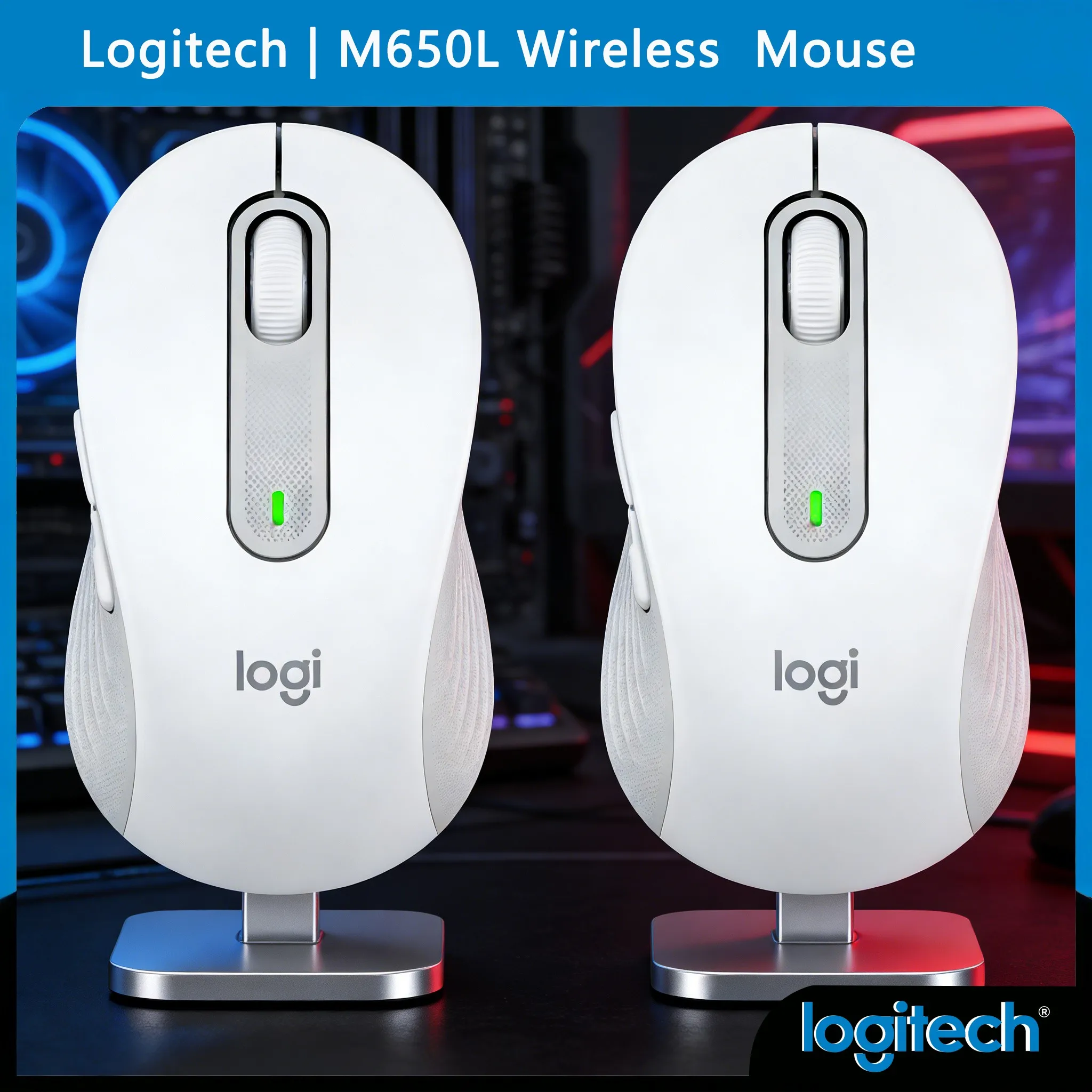 

Мышь Logitech M650 / M650L с увеличенным временем автономной работы для офиса