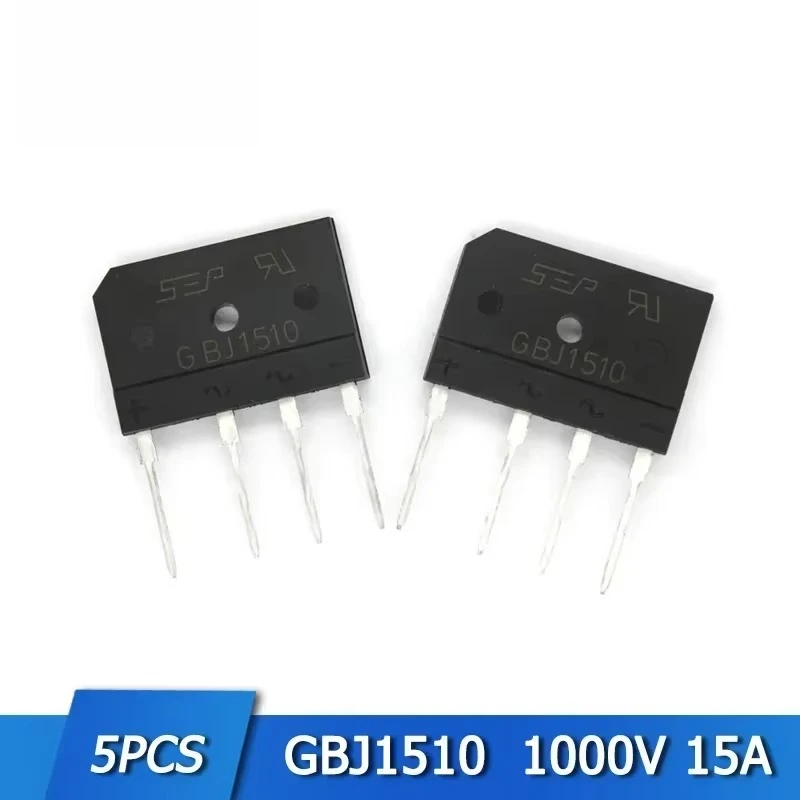5PCS Bridge Rectifier Diode KBPC2510 KBPC3510 KBPC1510 KBPC5010 KBPC1010 GBJ1510 GBJ2510 GBJ3510 GBU1510 GBU3510 Rectifiers Kit