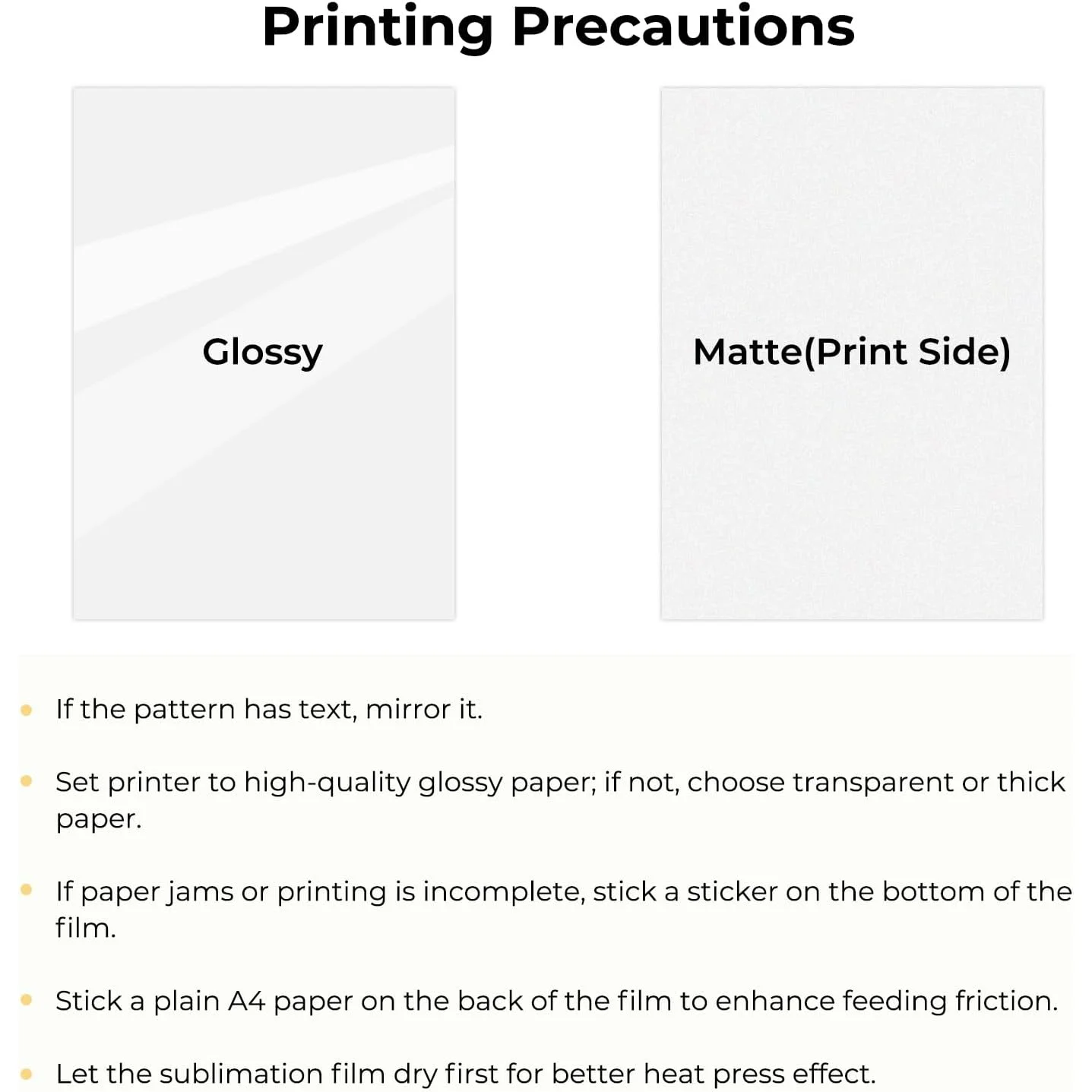 10Pack A4 Printable Sublimation Heat Transfer Film for Phone Case Heat Press, 3D Sublimation Film Sheets for Phone Cases image 6