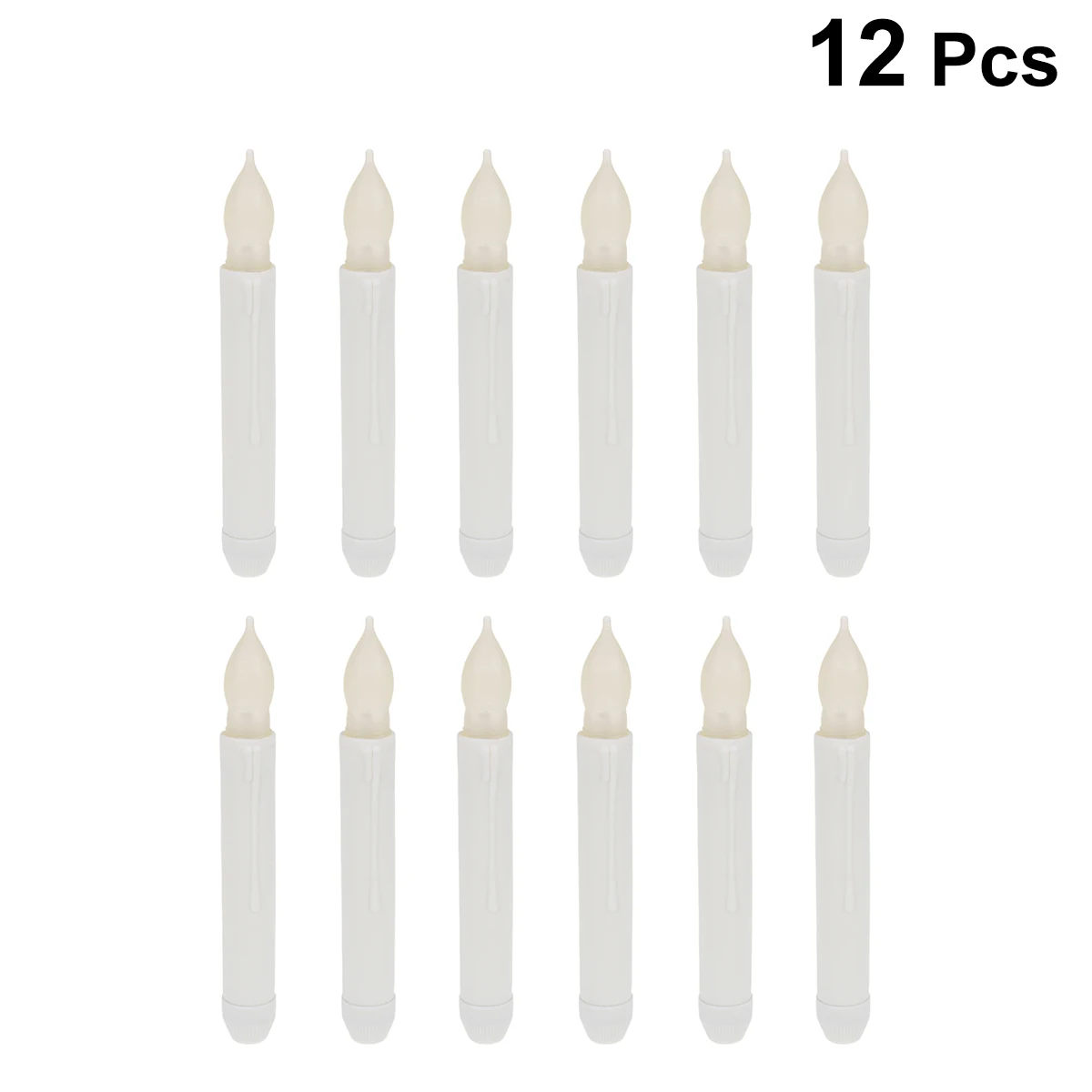 

12pcs Candles Electronic Light Flameless Smokeless Decorative LED Lights Christmas Flameless Candles Home