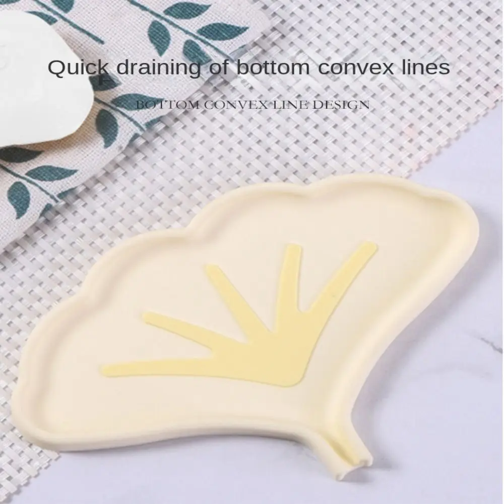 Punch-Free Silicone Soap Holder Creative Anti-slip Drain Water Soap Tray Self Adhesive Waterproof Soap Dish Household