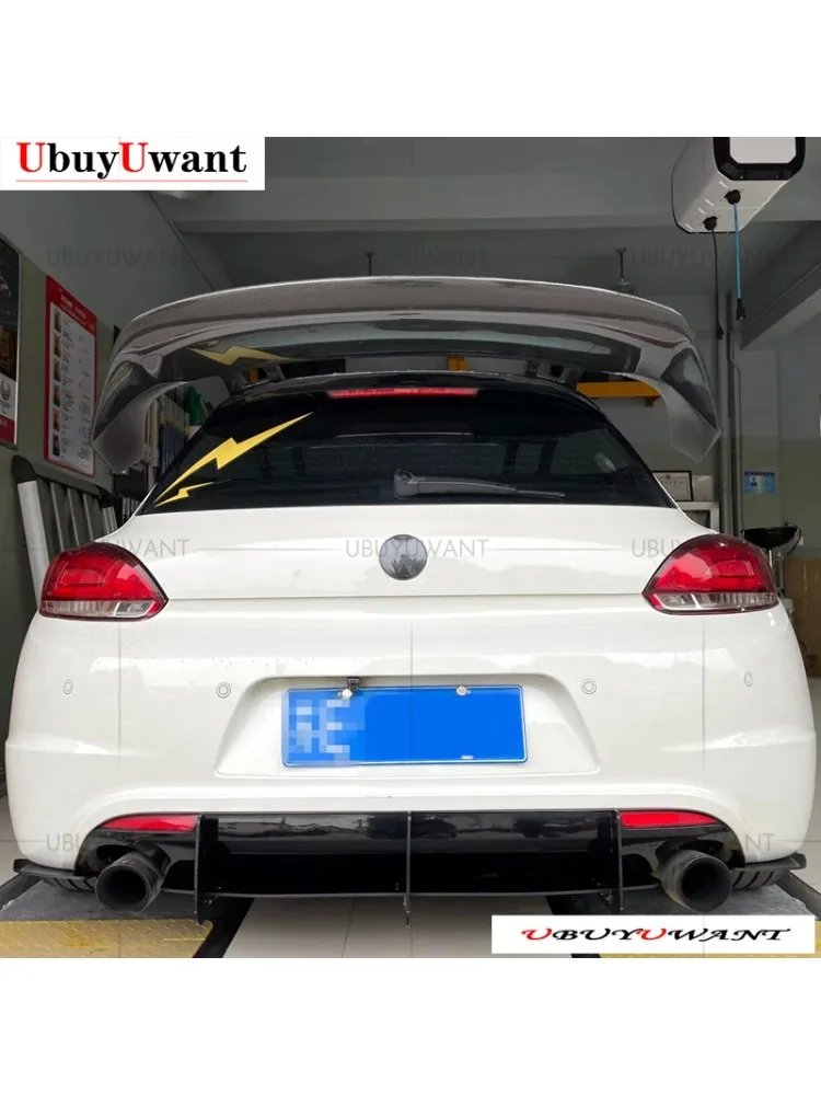 High Quality ABS Material Rear Roof Spoiler Lip Trunk Wings for Volkswagen VW Scirocco 2010+