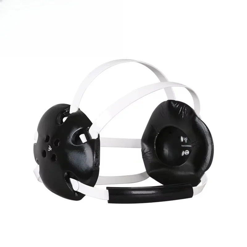 

Боксерский головной убор Кожаный защитный защитный шлем для бокса Производство боксерского оборудования Головной убор Шлем