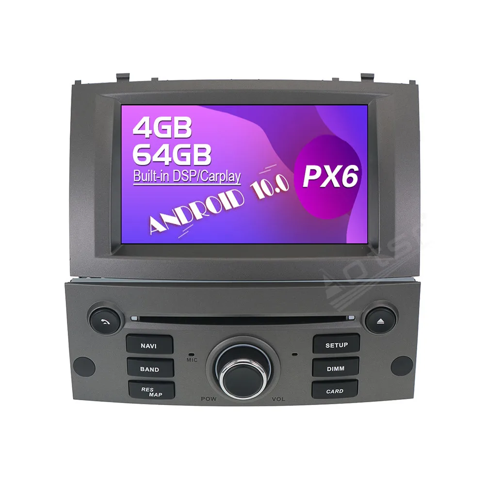 

Android Touch Screen Car Video Radio Stereos DVD Player Multimedia System For Peugeot 407 2004-2010 GPS Navigation