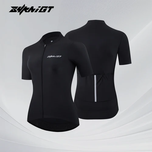 Imagen 2 del producto ZYKNIGT-ropa de ciclismo para mujer, ropa deportiva de ciclismo, transpirable, de secado rápido, sin costuras, Jersey corto de ciclismo