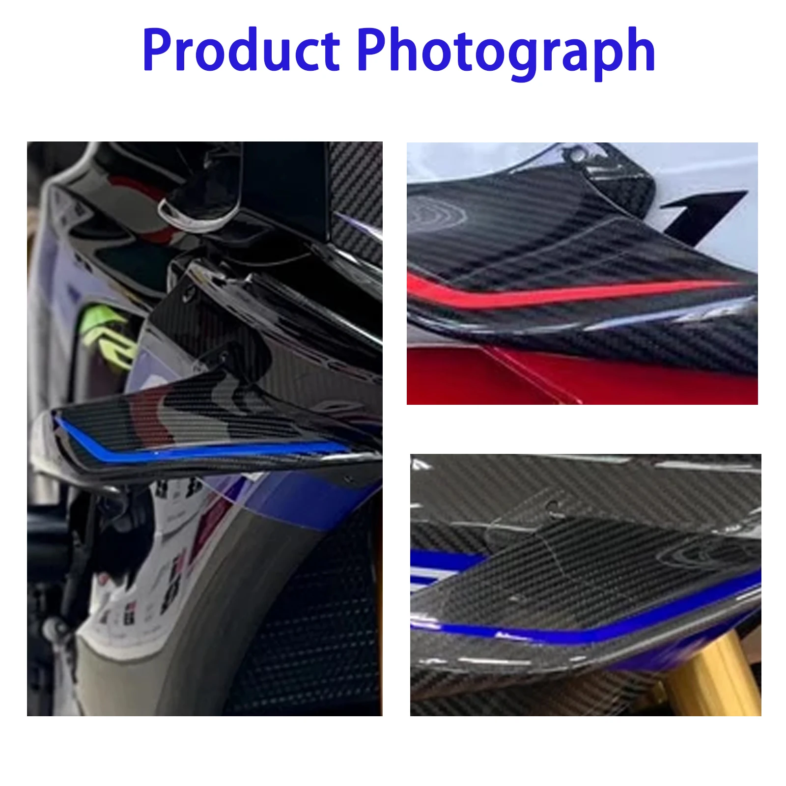 Motorcycle Fairing Fixed wing High Quality ABS Plastic Installed By Bolts Fit For YAMAHA YZF R1 2020-2025 YZF R1 R1M 2020-2025