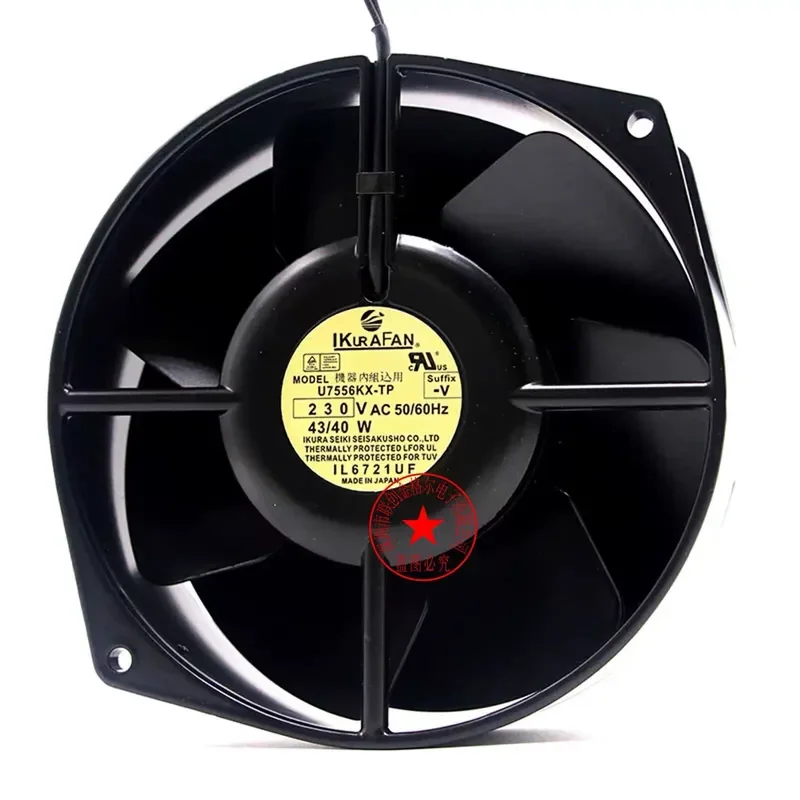 para-u7556kx-tp-ac230v-43-40w-ventilador-original-de-japon-yura-ikuran-totalmente-metalico-y-resistente-a-altas-temperaturas