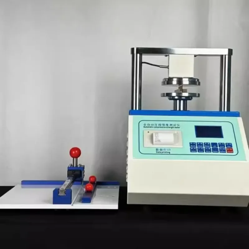Corrugated cardboard edge compression strength tester, edge compression ring compression strength tester