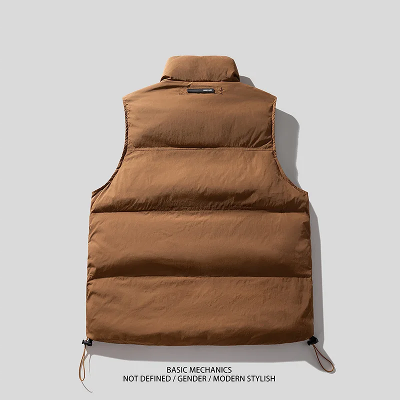 نسيج رقيق بطة بيضاء أسفل الوقوف طوق عمال أسفل سترة الرجال الخريف والشتاء أكثر دفئا سترة معطف الرجال #3