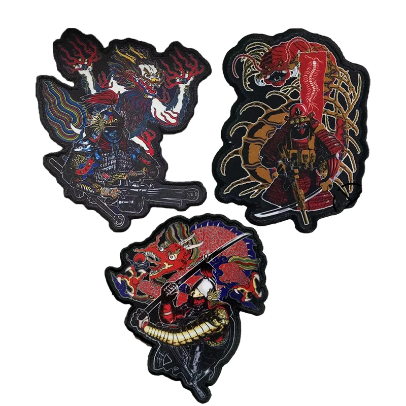 Warrior Patch Takeda Well-equipped With Hundreds Of Peopl Furinkazan Great Ming Empire Samurai Tactical Badge for Clothing Bag
