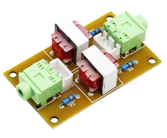 3.5 오디오 절연기 오디오 잡음 전류 소음 제거 공통 접지 잡음 필터링 AUX 잡음 감소기 간섭 방지 장치