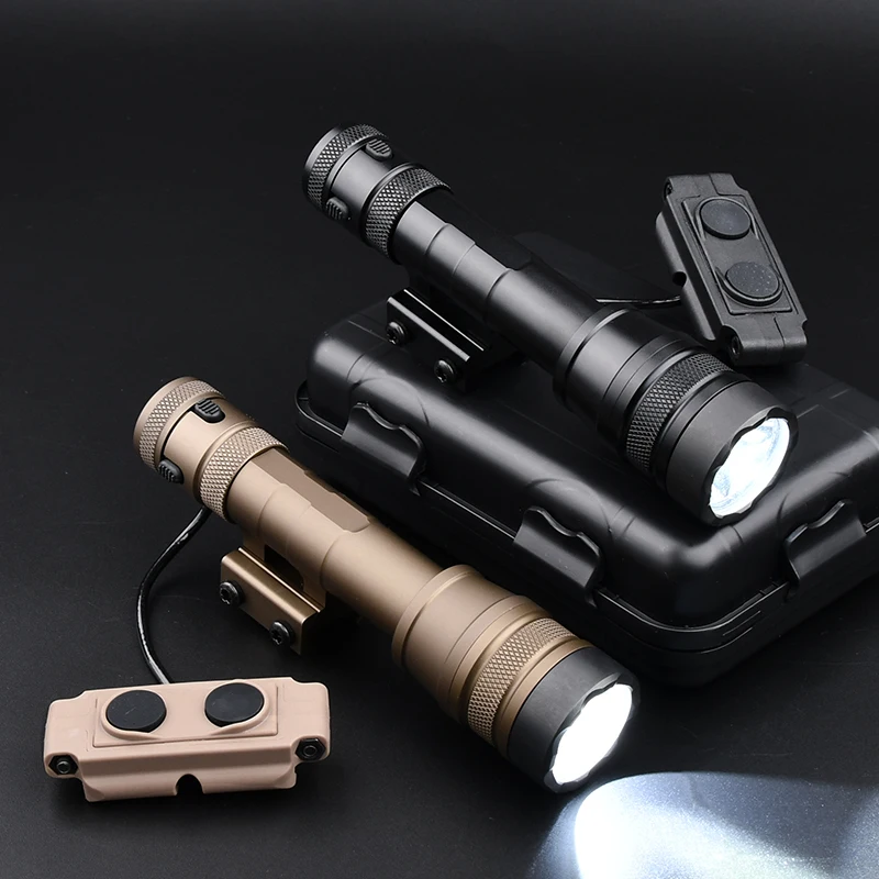 REIN Flashlight 1300 Lumen metal REIN 2.0  Airsoft Clou Defensive Scout Light Fit 20MM Picatinny Rail Airsoft Wadsn Weapon light