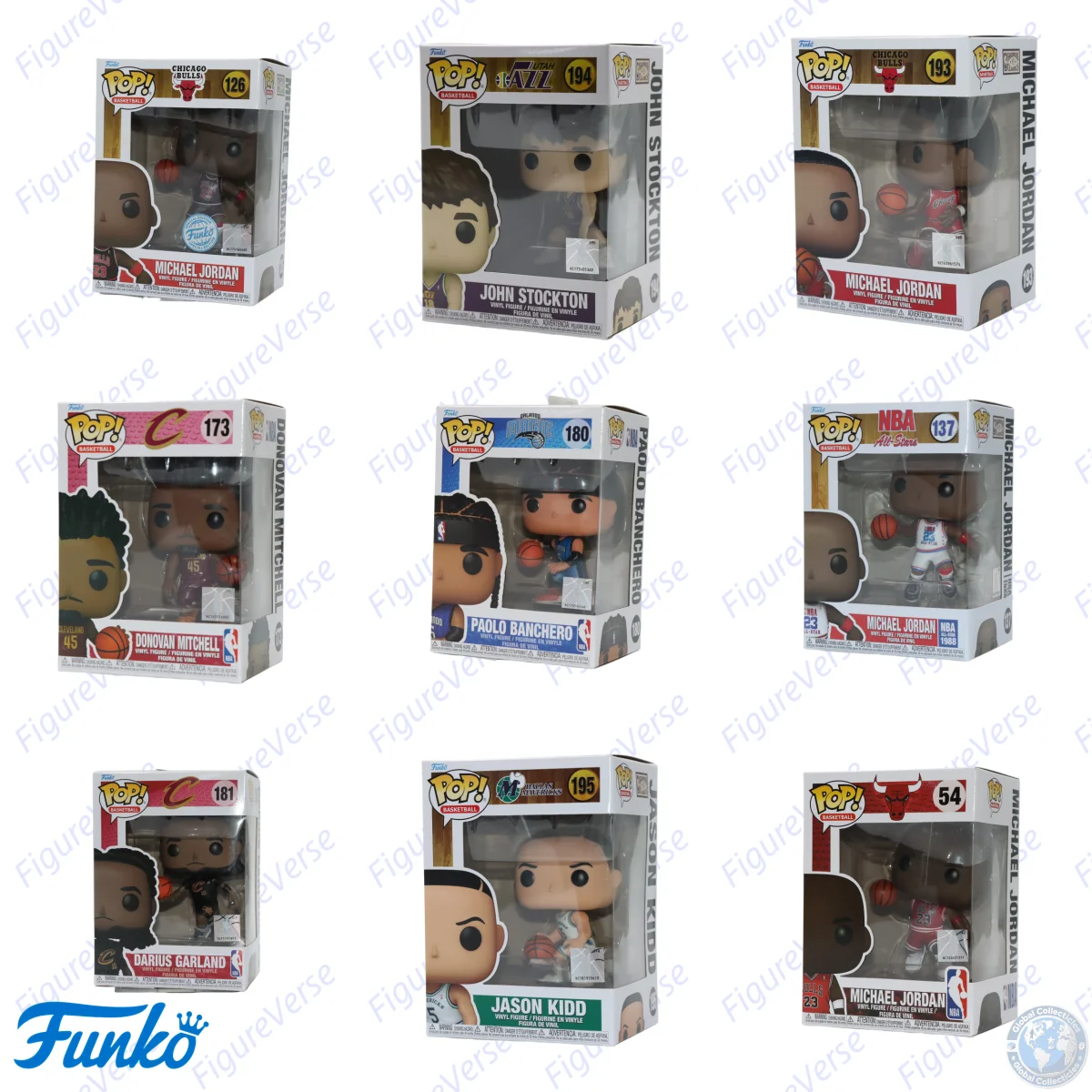 Figura Coleccionable de Vinilo Oficial de Funko con Licencia de la NBA, Figura de Jugador Estrella, Modelo Coleccionable, Decoración de Escritorio, Adorno, Souvenir