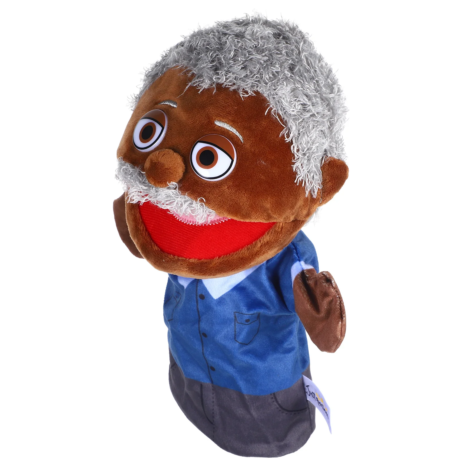 Marionnette à main créative et éducative, 1 pièce, pour narration de fées, jeu de simulation, figurine réaliste pour membre de la famille, main confortable et portable