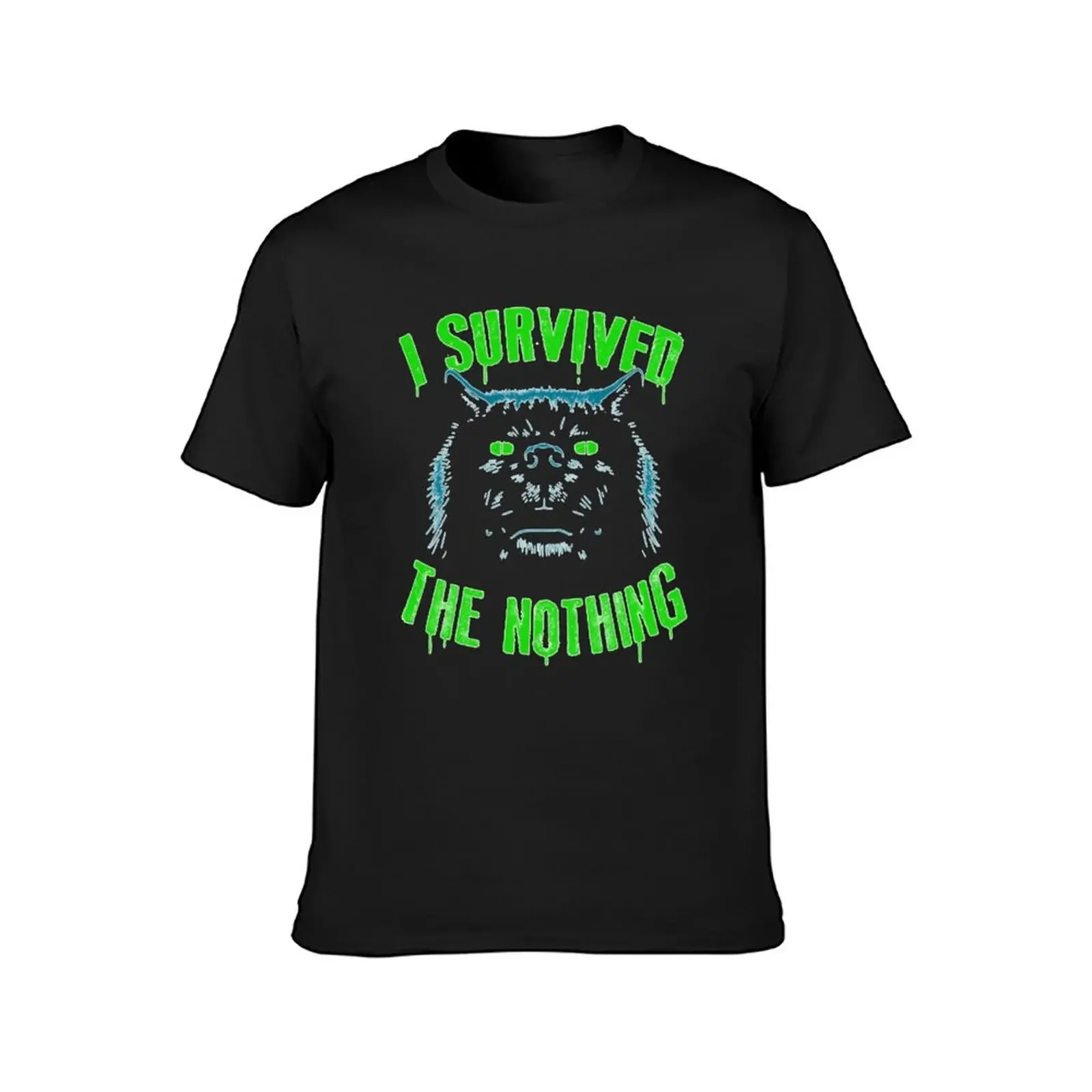 i survived the nothing T-Shirt vintage graphic tee sublime oversized graphic tee tees Men's t-shirts