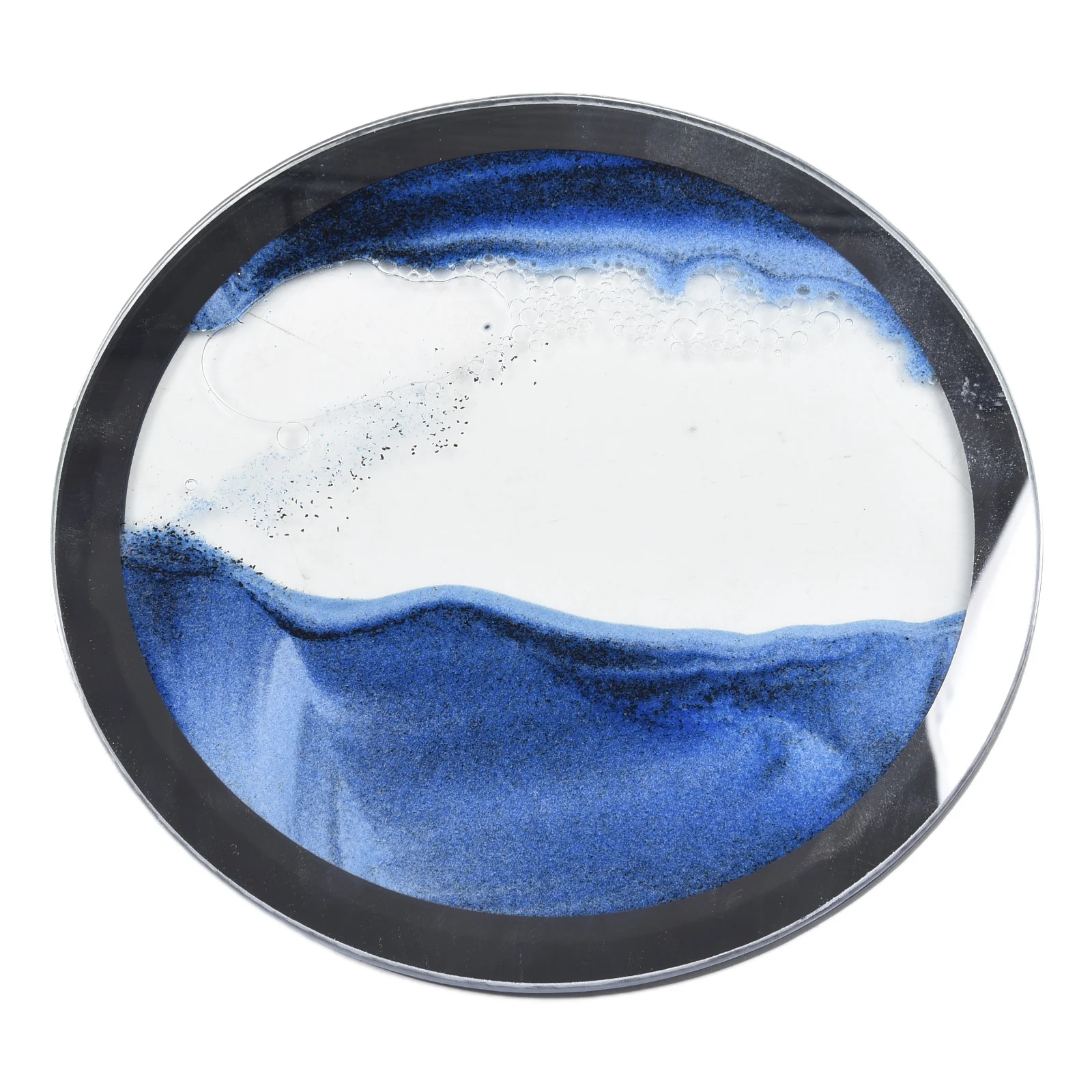 Moving Sand for quicksand Table Lamp Dynamic Sand Painting Sand Glass Landscape For Decorating Living Room 16x18.5 Cm Size