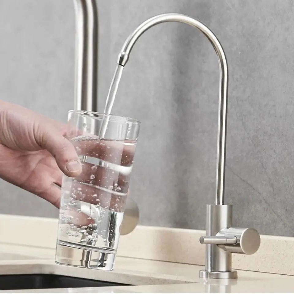 Water Filter Faucet, Lead-Free Purifier Filtered Faucet Fits Reverse Osmosis Units or Water Filtration System Kitchen RO Faucet
