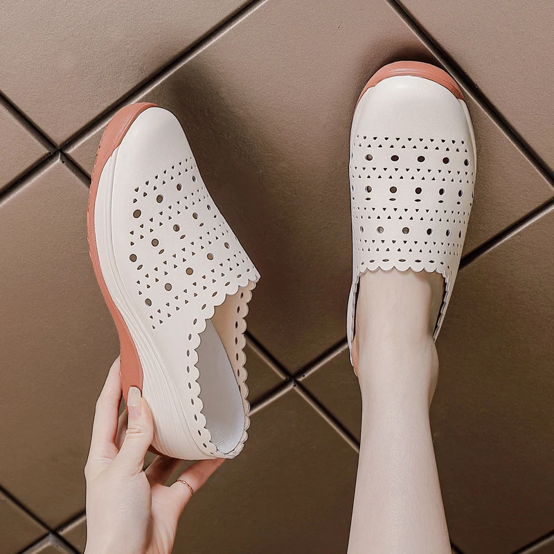 

Outdoor Relax Women Summer Slippers Anti Slip Comfortable Feel Daily Casual Walking Leisure Shoes