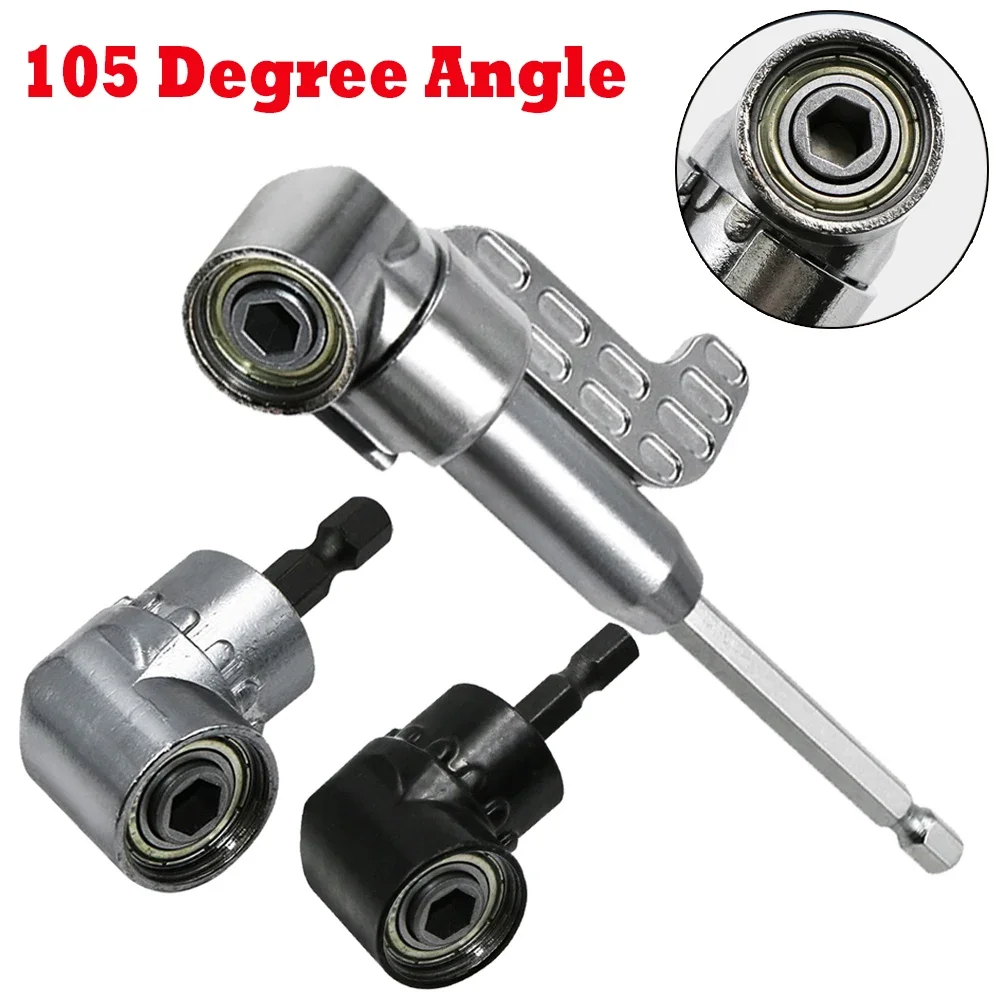 105 Degree Angle Screwdriver Socket Holder Adapter Replacement Batch Head Corner Device Power Drill Screwdriver Bits Tool