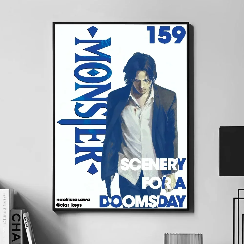 الوحش كاريكاتير أنيمي يوهان ليبرت ملصق جدار ديكور فني للمنزل غرفة ديكور اللوحة الرقمية غرفة المعيشة مطعم المطبخ الفن