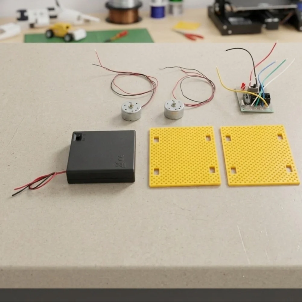 2.4G Boat Kit with Dual 300 Motors 4-Channel Drive Board Propellers and Assembly Hardware 2.4G Boat Kit with Dual