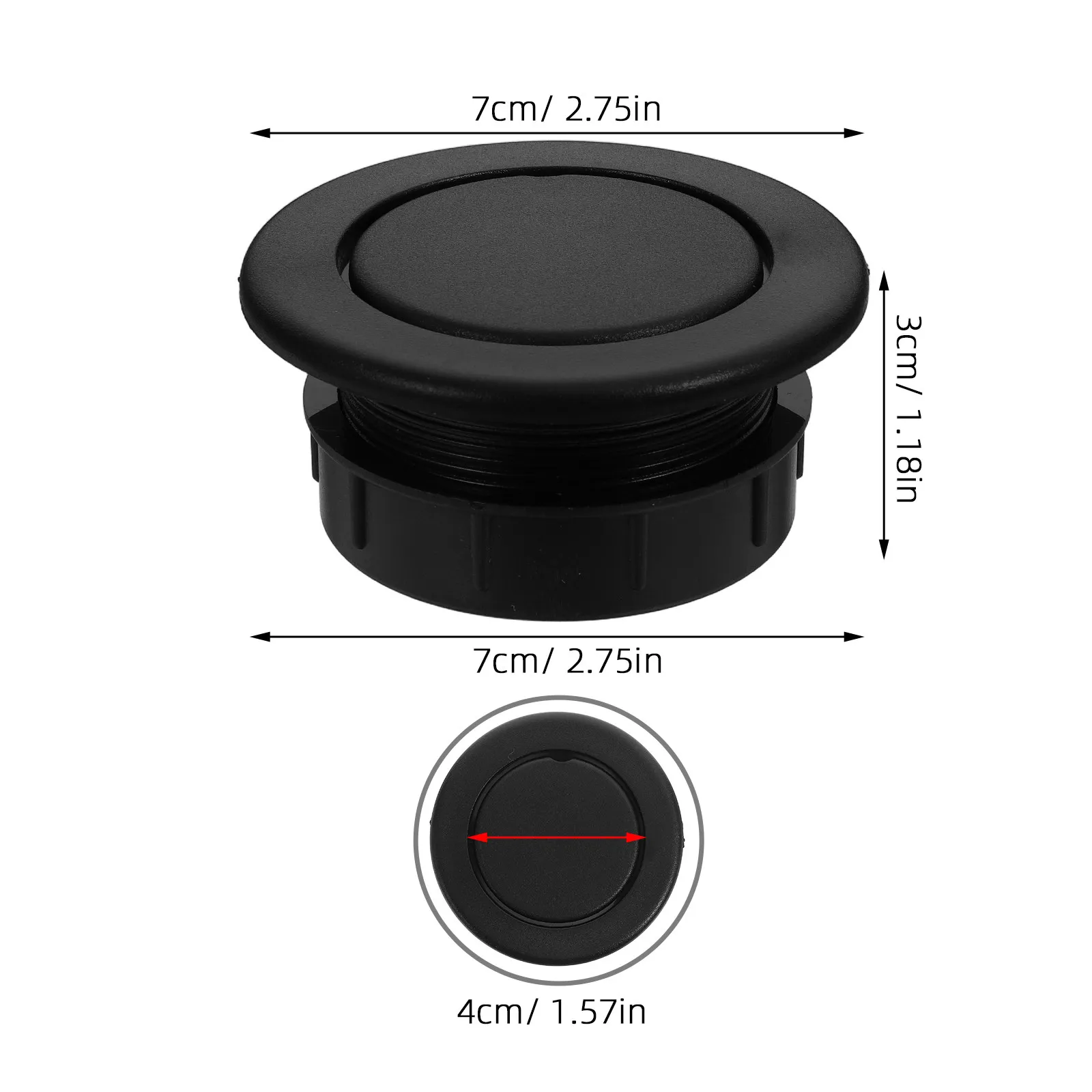 1Set Plastic Umbrella Hole And Cap Set Replacement For Outdoor Patio Table Event Planner Pool Stabilizer Insert