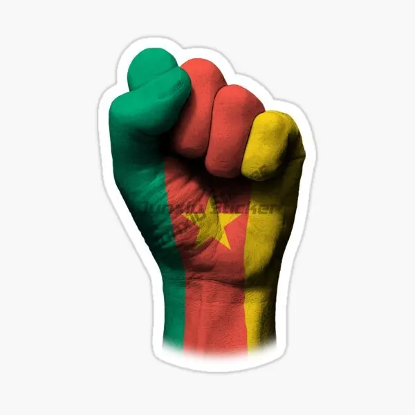 The Republic of Cameroon CAMEROON National Flag National Emblem Car Sticker Window High Quality Vinyl self-adhesive JDM Decal