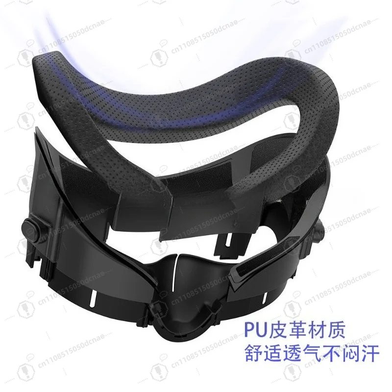 Ice Silk Breathable VR Eye Mask Adjustable Widened Replacement Leather Face Cushion Comfort Accessory