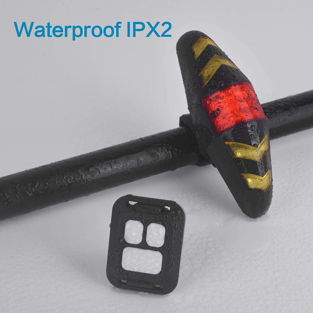 T72C Bike Tail Light with Turn Signals, USB Rechargeable Ultra Bright LED Safety Warning Bike Brake Rear Lights for Bike