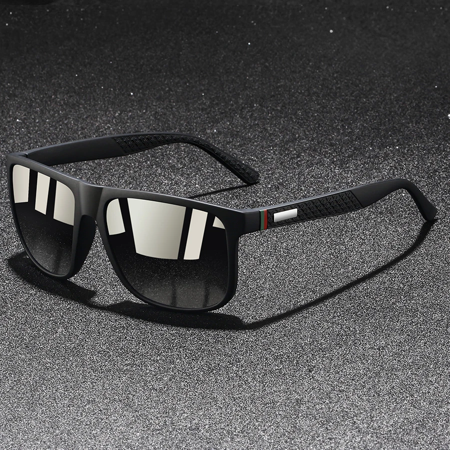 

Fashion Colorful stripes Vintage Sunglasses For Men Women Driving Fishing Brand Designer Sun Glasses Man UV400 Eyewear