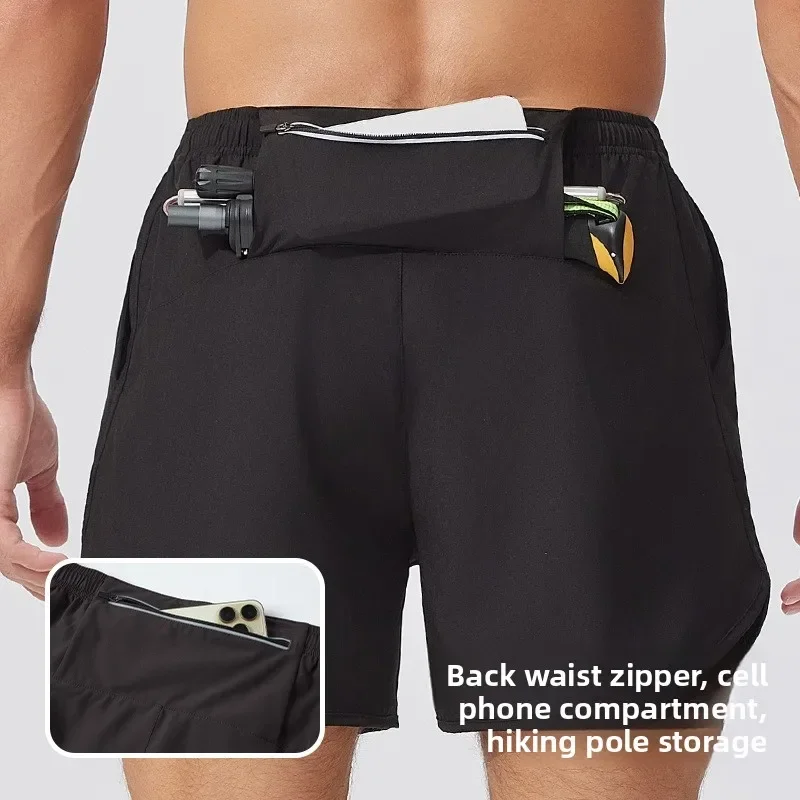 

Мужские разноцветные шорты больших размеров — быстросохнущие, дышащие для легкоатлетических тренировок, пеших прогулок, бега