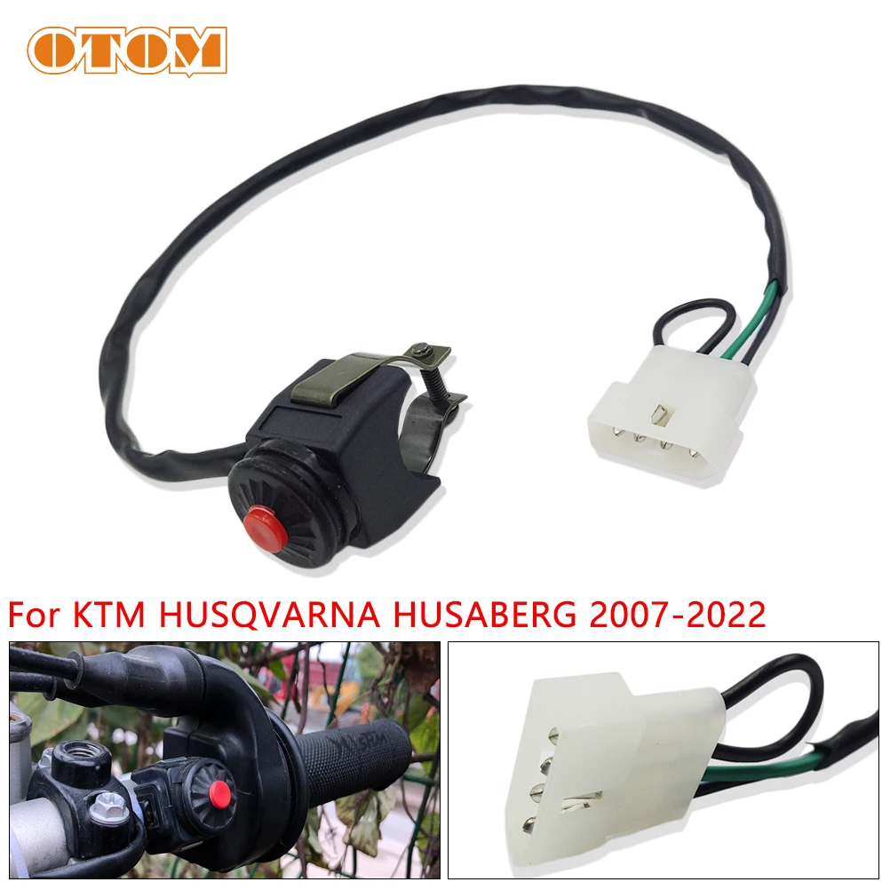 Motorrad Lenker Startschalter Motorstarter Zündknopf 78111074000 Für KTM HUSQVARNA HUSABERG SXF XCW EXCF FE TE FC TE