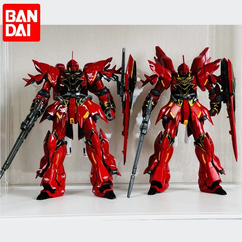 

Bandai Gun dam 07590 Rg 22 1/144, модель Sinanju, собранный робот, аниме экшн-фигурки, игрушки, модель 16 см, подарок на Рождество