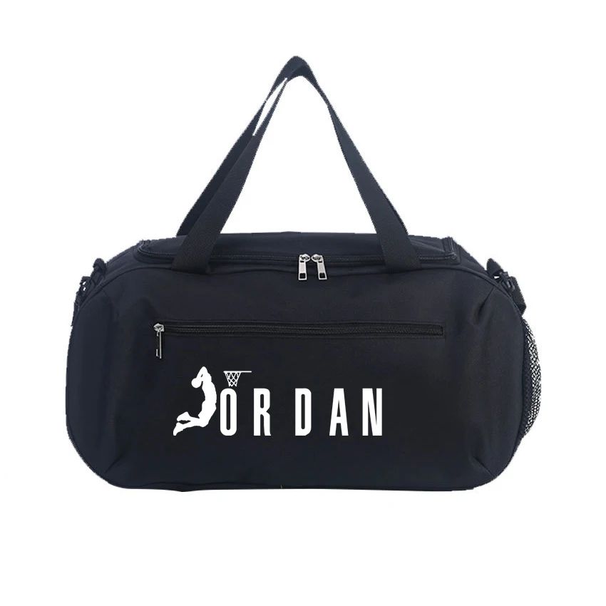 

Большая спортивная сумка ORDAN, сумки для фитнеса с принтом, влажная и сухая тренировочная мужская обувь для йоги, сумки на плечо, многофункциональная сумка для плавания для тренировок