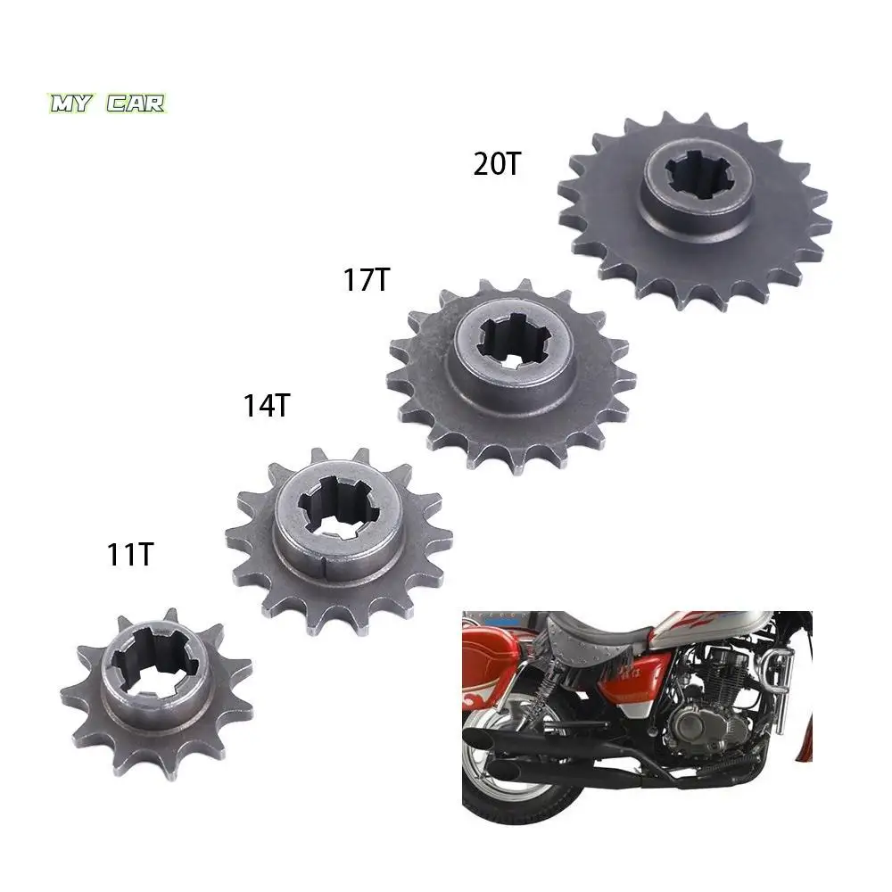 

Front Gear Box Sprocket Dirt Bike ATV Quad Front Chain Sprocket Motorcycle Chain Cog For 47cc 49cc 11 14 17 20 Tooth