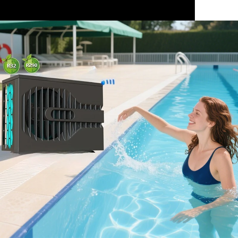 Alta COP R32 Bomba De Calor Piscina Dc Inverter Sorgente d'aria Pompa di calore Pompa di calore per piscina per riscaldatore per piscina domestico