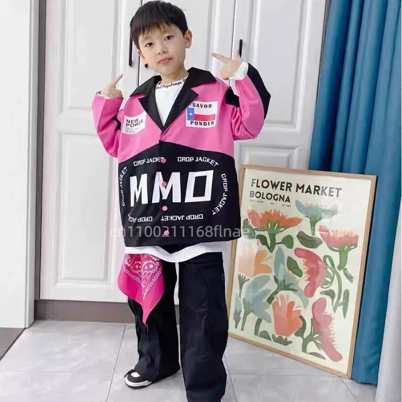Children's Street Dance Fashion, Boys' Hip-hop, Girls' Jazz Dance Performance Costumes, Models' Runway Performance Costumes