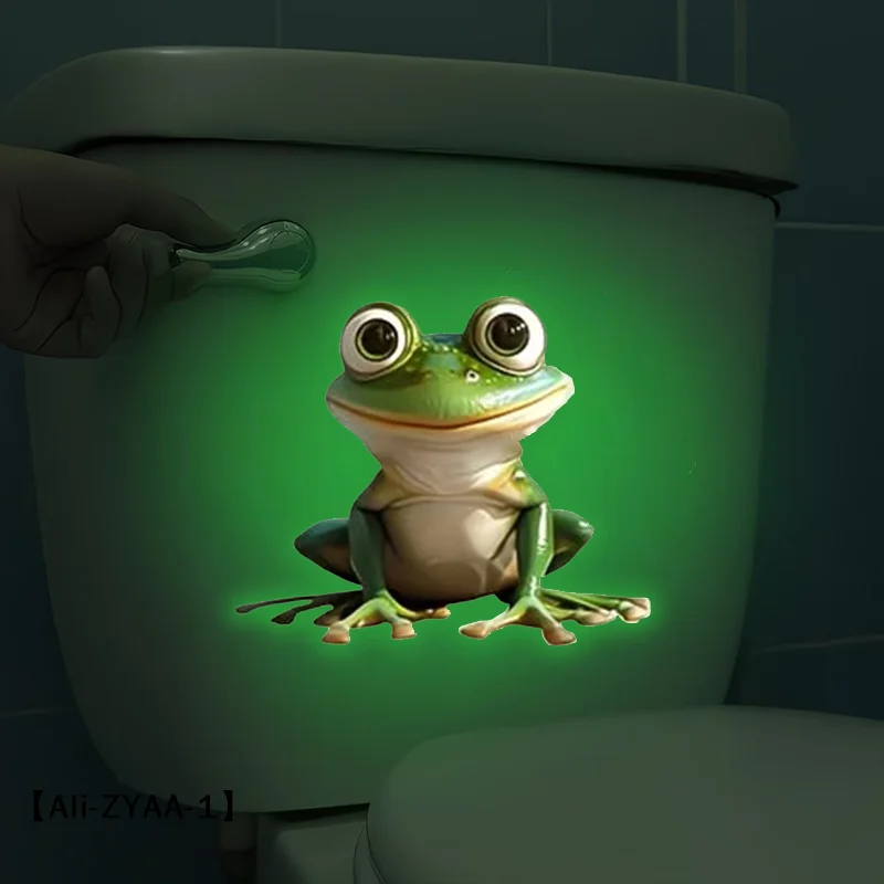 【A】야광 개구리 화장실 스티커, 욕실 벽 데칼, 발광 - Home Outlet Bathroom 리뷰 및 가격
