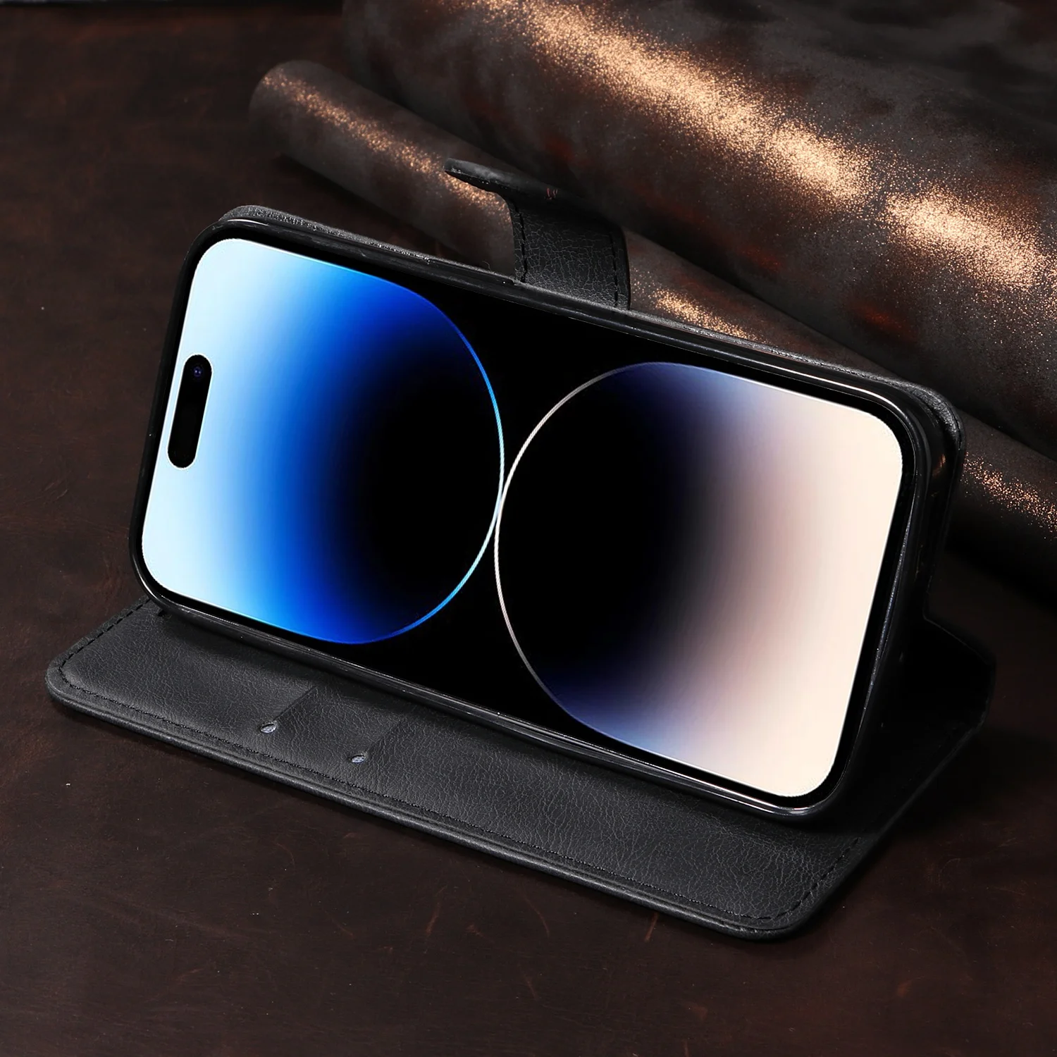 حافظة هاتف جلدية فاخرة لهاتف سوني اكسبيريا 1 VII 10 VI 2024 5 III 2 8 غطاء حماية مغناطيسي مقاوم للصدمات