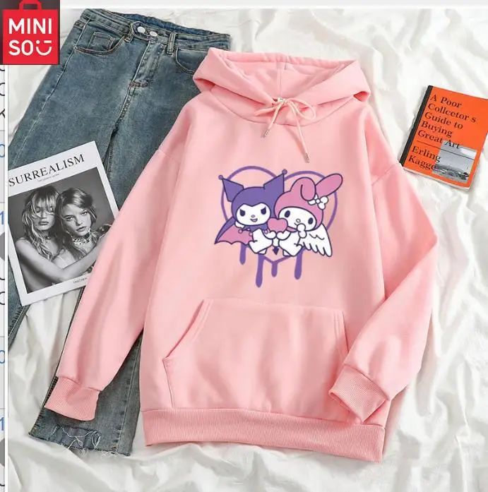 سترة موحدة Kulomijk على الطراز القوطي من MINISO سترة هاراجوكو كبيرة الحجم للطلاب #5